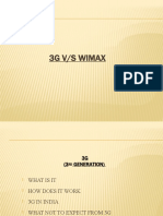 3G V/s Wimax