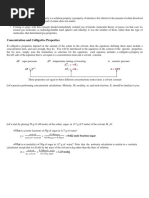 Colligative Properties