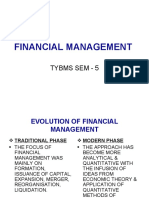 Financial Management: Tybms Sem - 5