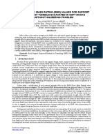 Use of Rock Mass Rating RMR Values For S PDF