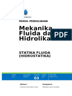 Modul 3. Hidrostatika