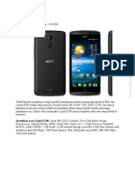 Acer Liquid E700: Smartphone 3 SIM dengan Spesifikasi Menarik
