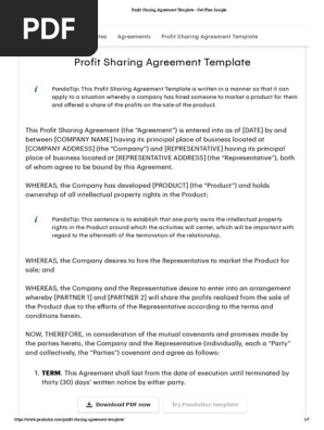 Profit Sharing Agreement Template - Get Free Sample.pdf
