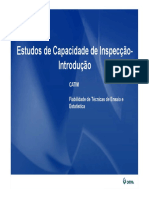 Estudos de Capcidade de Inspeção