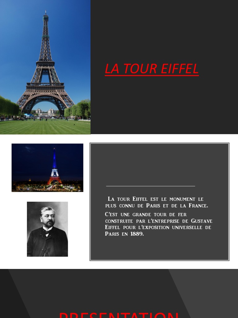 Exposé Sur La Tour Eiffel Pdf Expose Tour Eiffel | PDF