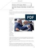 India Israel Relationship PDF