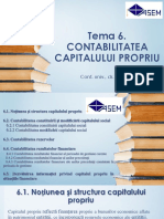 Tema 6 Capitalul Propriu