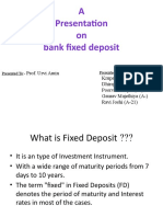 Bank Fixed Deposit Presentation