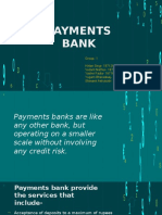 Payments Banks Group 1 Updated
