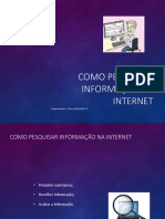 Como Pesquisar Informacao Internet