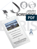 Lista Boris Hnos 255 29-10-2019