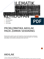 Problematika Akhlak Dalam Kehidupan