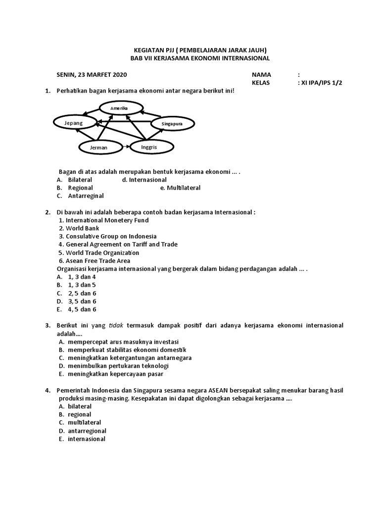 Kegiatan Pjj Xi Bab Viii