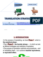 Translation Strategies, by Dr. Shadia Y. Banjar - PPT (Compatibility Mode)