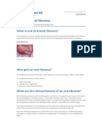 Oral Irritated Fibroma - DermNet NZ PDF