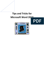 Word 2010 Tips and Tricks PDF