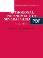 (Encyclopedia of Mathematics and Its Applications) Charles F. Dunkl, Yuan Xu - Orthogonal Polynomials of Several Variables-Cambridge University Press (2014) PDF