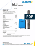 PS2-1800 C-SJ3-18 Solar Submersible Pump System for 4