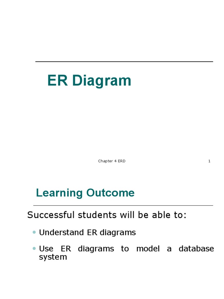 Understanding ER Diagrams and Relationships | PDF | Relational Database ...