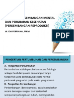 I-Tahapan Perkembangan Mental Dan Perubahan Kesehatan