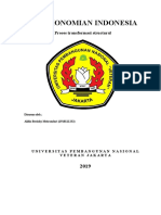 Makalah Proses Transformasi Struktural Perekonomian Indonesia