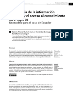 La Industria de La Información y El Acceso PDF