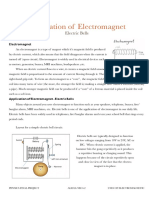 Physics Final Project - Application of Electromagnet