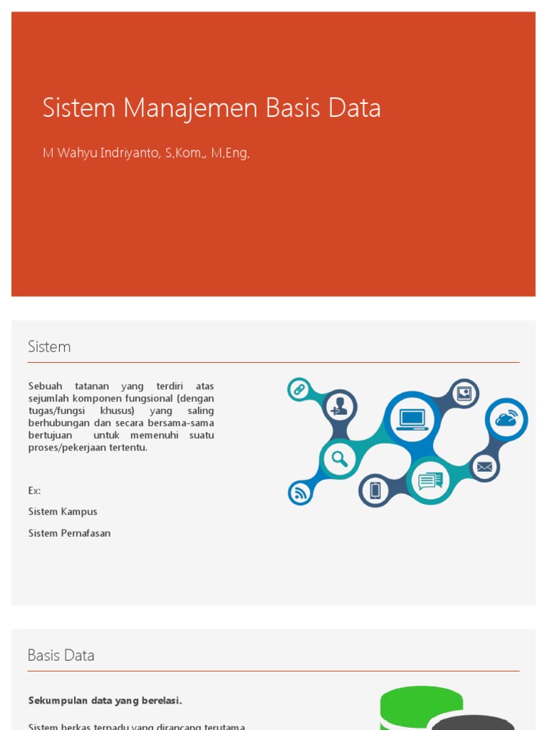 Sistem Manajemen Basis Data | PDF