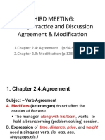 Agreement Modifcation