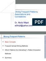 Lect 4. Frequent Pattern Mining