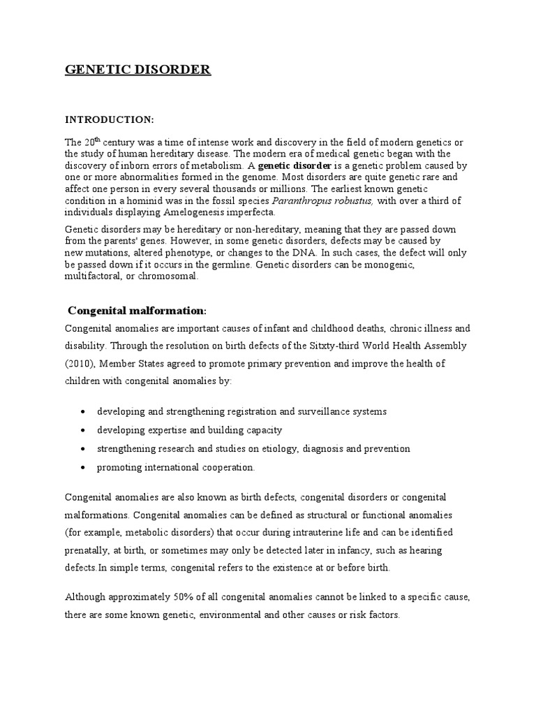 Disorder PDF Disorder