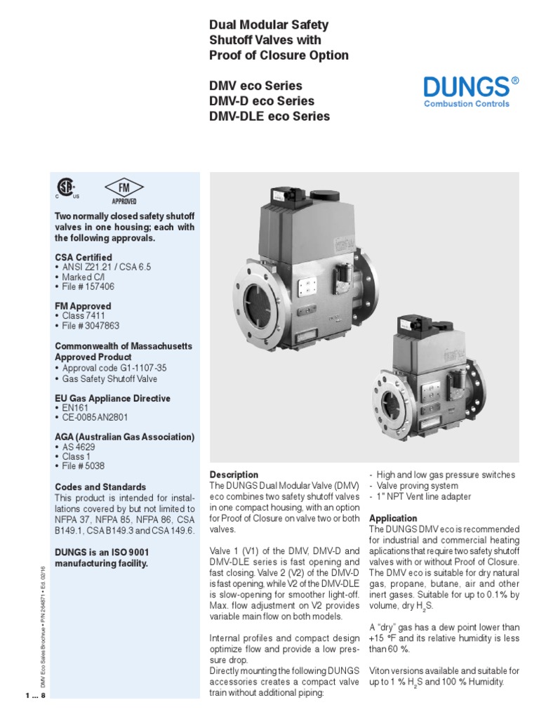 Dual Modular Safety Shutoff Valves with Proof of Closure Option ...