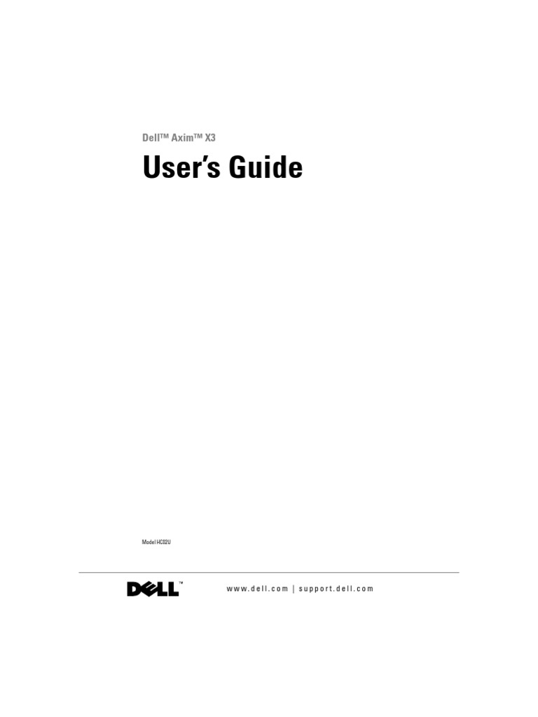 Dell Axim X5 Manual Pdf