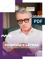Filosofia y Letras - Curso Complementario PDF