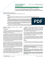 Comparision Between Conventional Radiography Iopa and Digital Radiography Using Bitewing Technique in Detecting The Depth of Alveolar Bone Loss 2376 032X 1000186