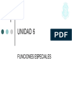 Funciones Especiales: Lineal, Cuadrática, Exponencial y Logarítmica