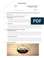 De La Salle Lipa English Literature Character Analysis