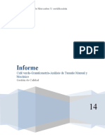 Informe de Validacion de Granulometria 2015