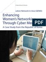 Enhancing Women's Networking Through Cyber Mentoring: A Case Study From The Republic of Korea