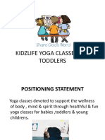 Kidzlife Yoga Classes For Toddlers