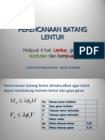 Perencanaan Batang Lentur