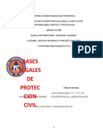 Bases Legales de Proteccion Civil