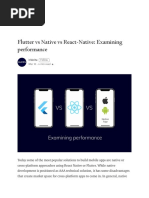 Flutter Vs Native Vs React-Native Examining Performance PDF