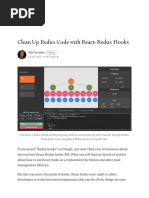 Clean Up Redux Code With React-Redux Hooks PDF