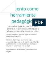 El Cuento Como Herramienta Pedagógica