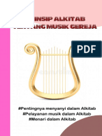 PRINSIP PRINSIP ALKITAB MENGENAI MUSIK GEREJA Rev