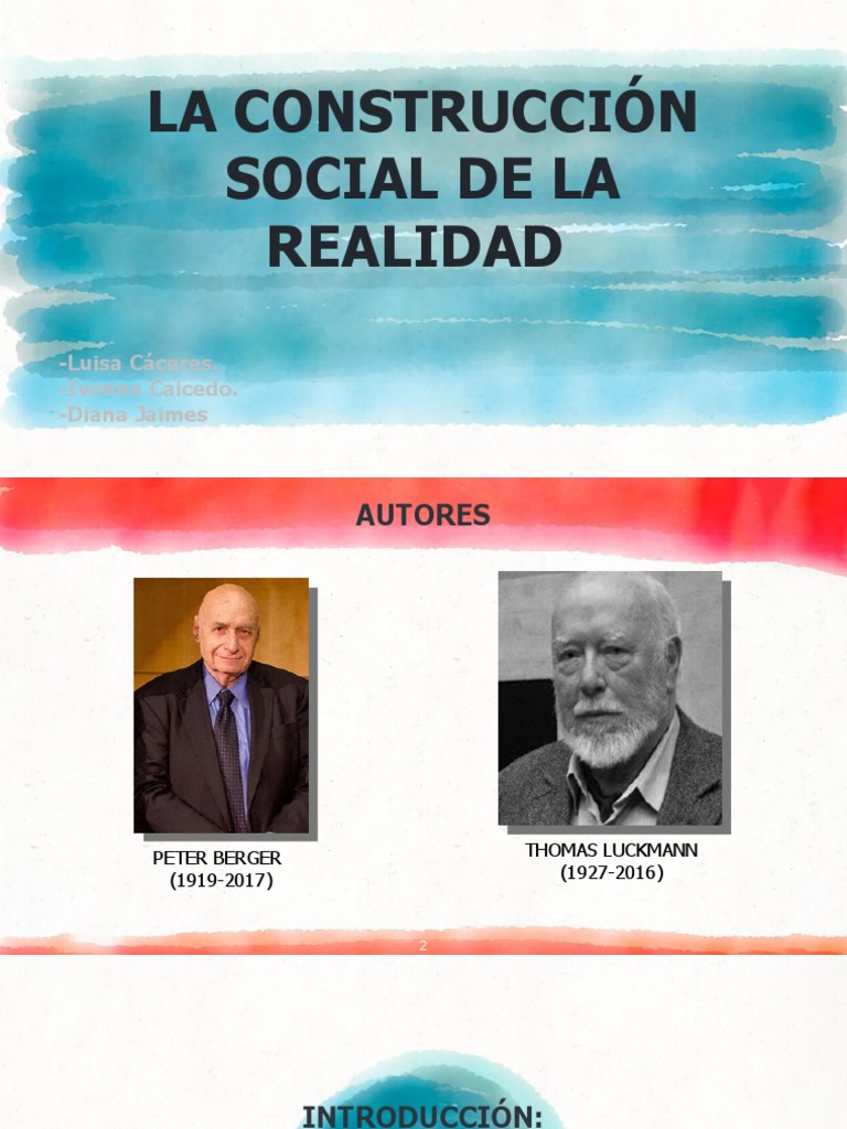 Construcción Social de la Realidad | PDF | Ideologías | Sociología