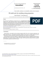 3D small-scale fire modeling testing preparation