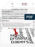 Sindicalismo digital para una economía 20 - Cuatrecasas 2017.pdf