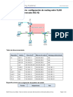 Práctica 7. Configuring 802.1Q Trunk-Based Inter-VLAN Routing
